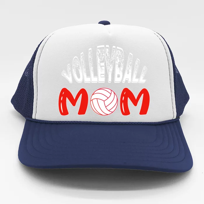 Funny Volleyball Mom Gift Trucker Hat