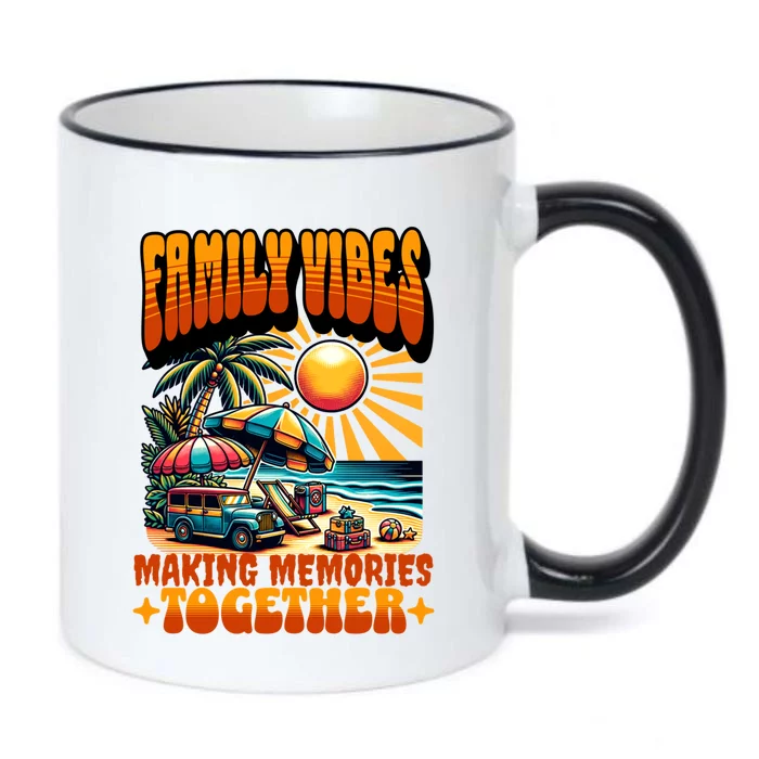 Family Vibes Making Memories Together Family Matching Gift Black Color Changing Mug