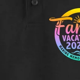 Family Vacation Making Memories Together Matching Family Dry Zone Grid Performance Polo