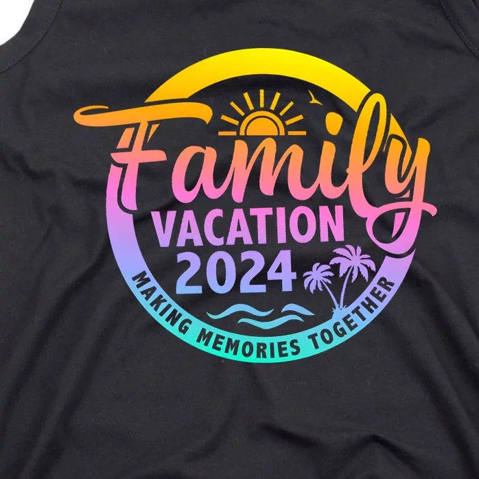 Family Vacation Making Memories Together Matching Family Tank Top