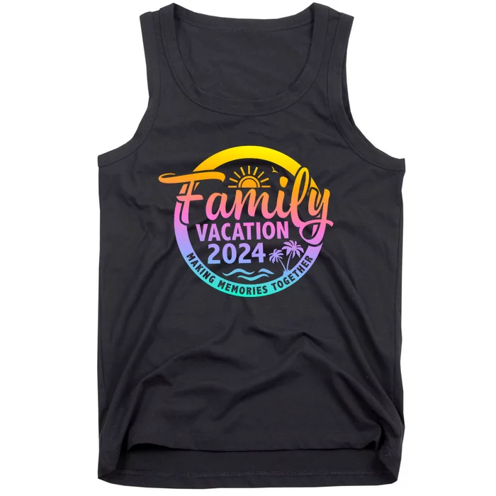 Family Vacation Making Memories Together Matching Family Tank Top