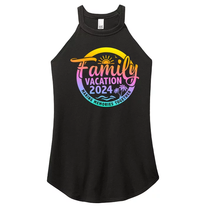 Family Vacation Making Memories Together Matching Family Women’s Perfect Tri Rocker Tank