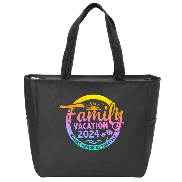 Family Vacation Making Memories Together Matching Family Zip Tote Bag