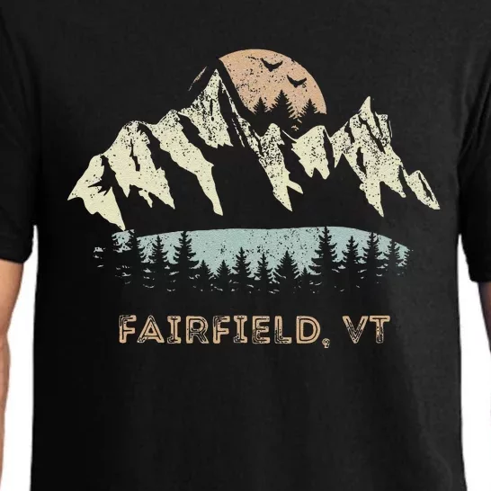 Fairfield Vermont Mountain Sunset Sunrise Vt Pajama Set