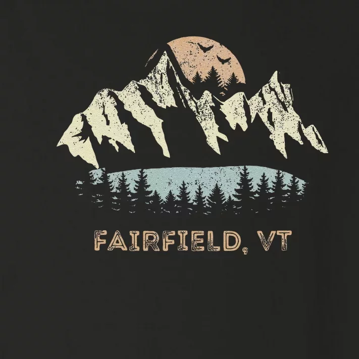 Fairfield Vermont Mountain Sunset Sunrise Vt Toddler Long Sleeve Shirt