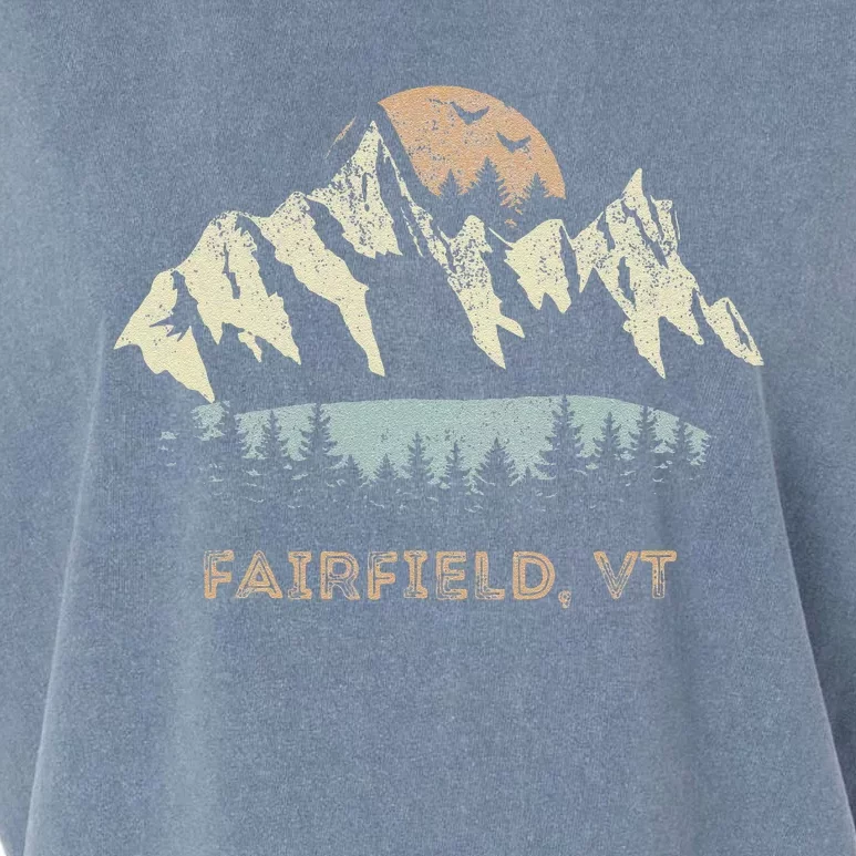 Fairfield Vermont Mountain Sunset Sunrise Vt Garment-Dyed Women's Muscle Tee