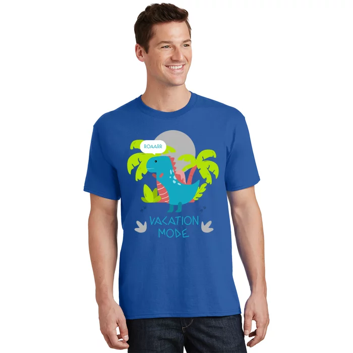 Funny Vacation Mode Cute Dinosaur Family Vacay Hawaii Dino Gift T-Shirt