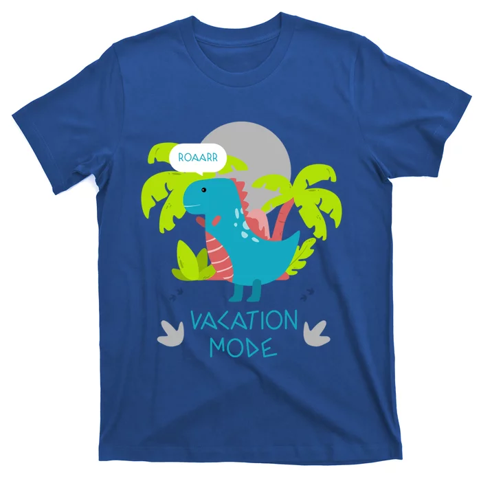 Funny Vacation Mode Cute Dinosaur Family Vacay Hawaii Dino Gift T-Shirt