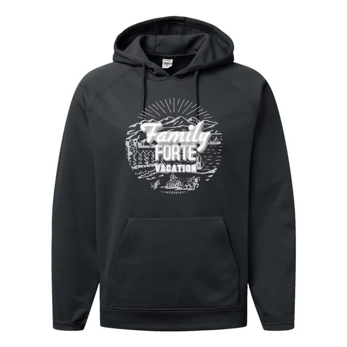 Family Vacation Match This With Your Entire Family Performance Fleece Hoodie