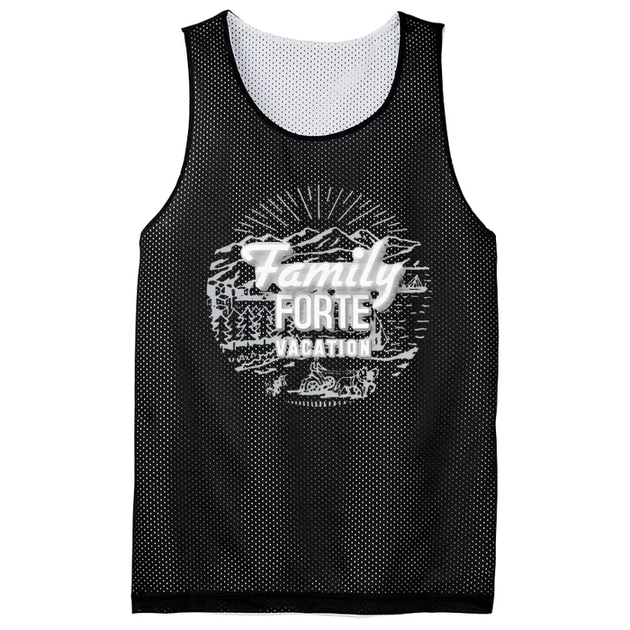 Family Vacation Match This With Your Entire Family Mesh Reversible Basketball Jersey Tank