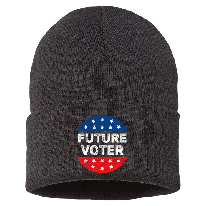 Future Voter Ns Vintage 2024 Sustainable Knit Beanie