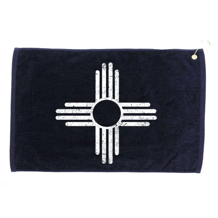 Funny Vintage New Mexico Flag Symbol Grommeted Golf Towel