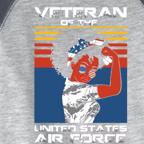 Female Veteran Of The United States Air Force, USAF Veteran Toddler Fine Jersey T-Shirt