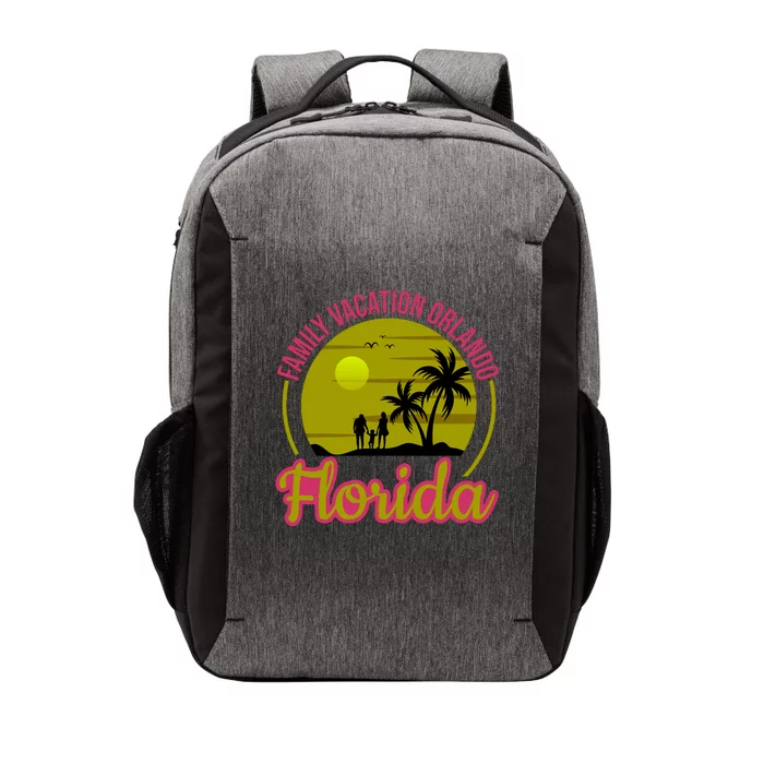 Family Vacation Orlando Florida Vector Backpack