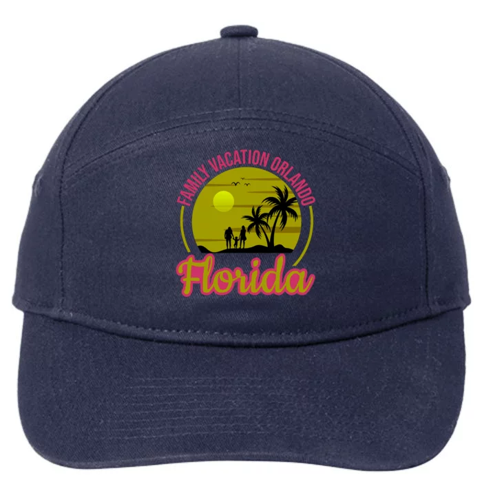 Family Vacation Orlando Florida 7-Panel Snapback Hat