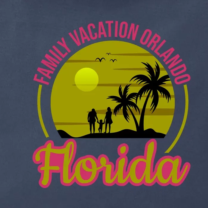 Family Vacation Orlando Florida Zip Tote Bag