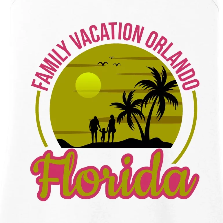 Family Vacation Orlando Florida Ladies Essential Tank