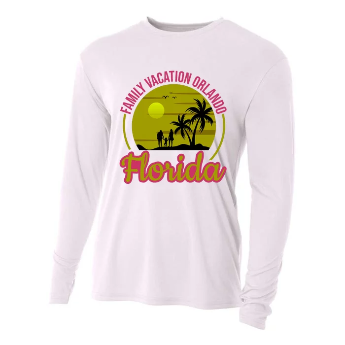 Family Vacation Orlando Florida Cooling Performance Long Sleeve Crew