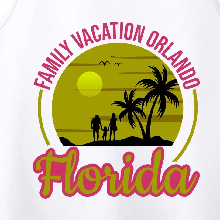 Family Vacation Orlando Florida Performance Tank