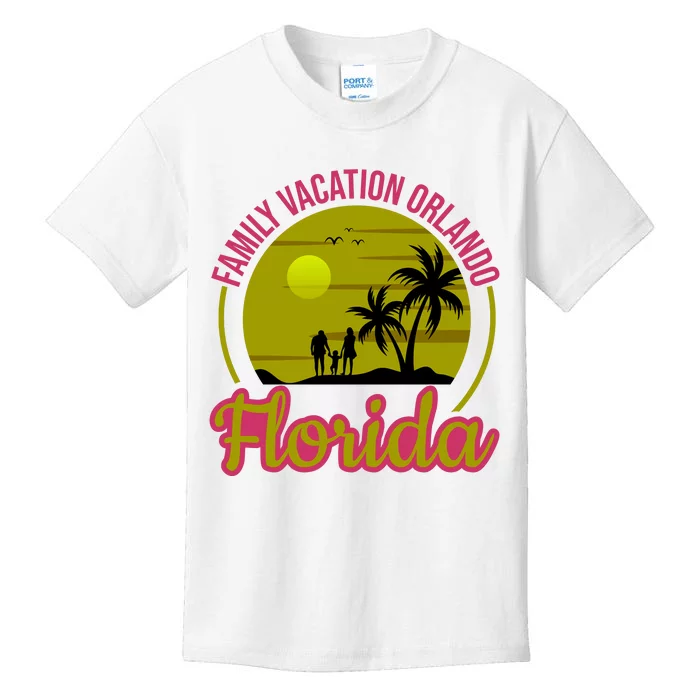 Family Vacation Orlando Florida Kids T-Shirt