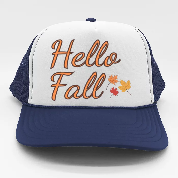 Fall Vibes Outfits Hello Fall Great Gift Trucker Hat