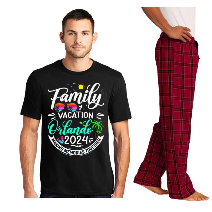 Family Vacation Orlando 2024 Family Trip Florida Matching Pajama Set