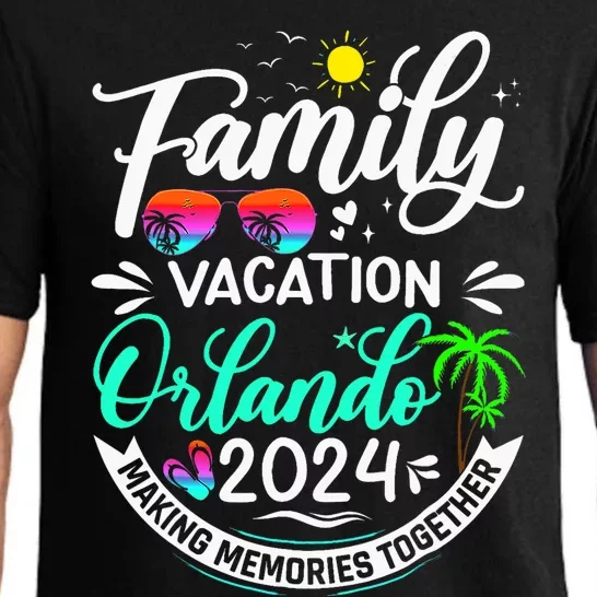 Family Vacation Orlando 2024 Family Trip Florida Matching Pajama Set