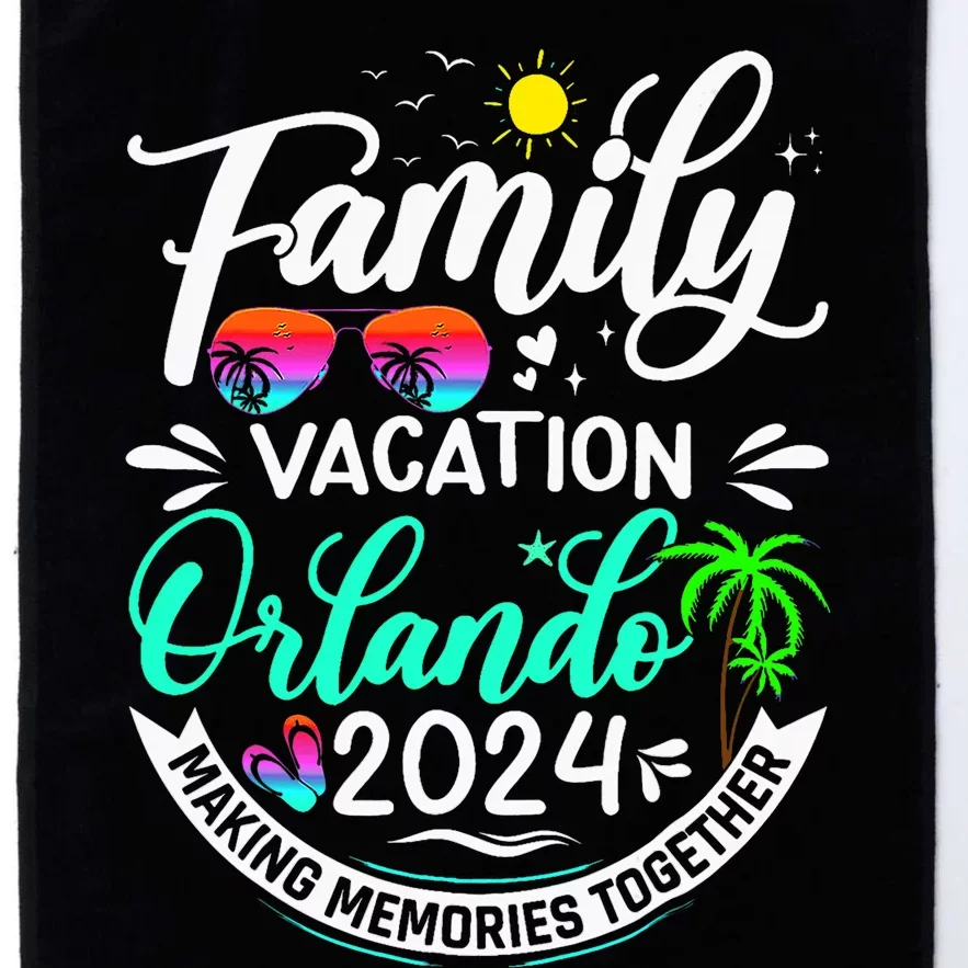 Family Vacation Orlando 2024 Family Trip Florida Matching Platinum Collection Golf Towel