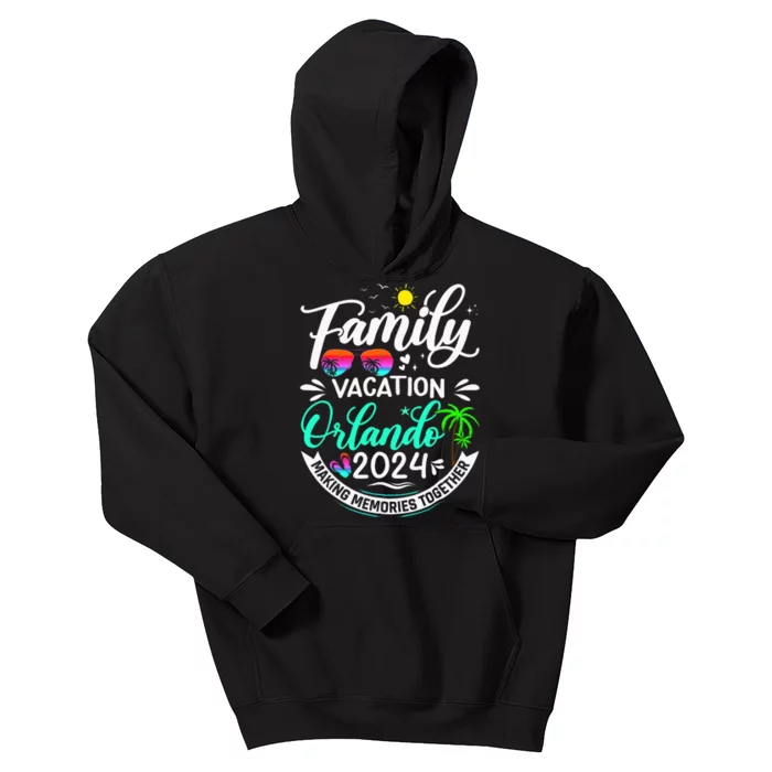 Family Vacation Orlando 2024 Family Trip Florida Matching Kids Hoodie