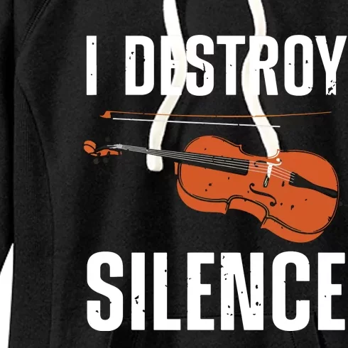 Funny Violin Player Art For Men Women Kids Fiddle Violinist Women's Fleece Hoodie