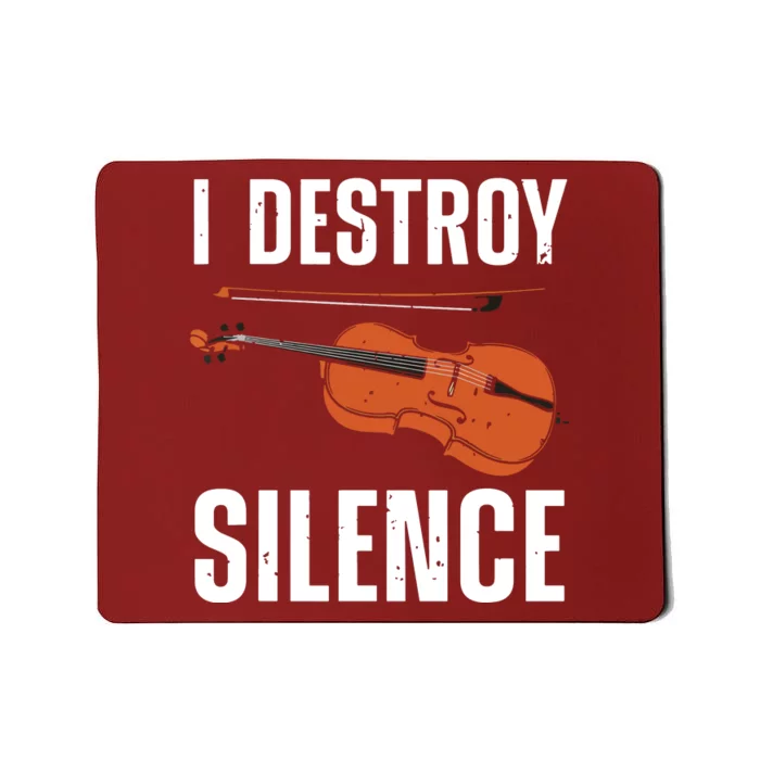 Funny Violin Player Art For Men Women Kids Fiddle Violinist Mousepad