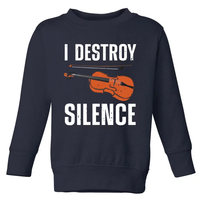 Funny Violin Player Art For Men Women Kids Fiddle Violinist Toddler Sweatshirt