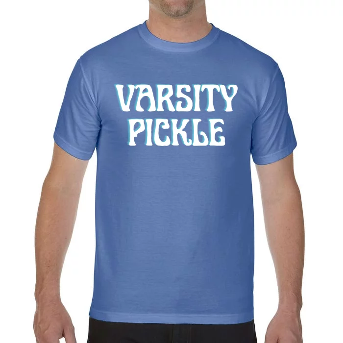 Funny Varsity Pickleball Fan Player Pun Gift Comfort Colors T-Shirt