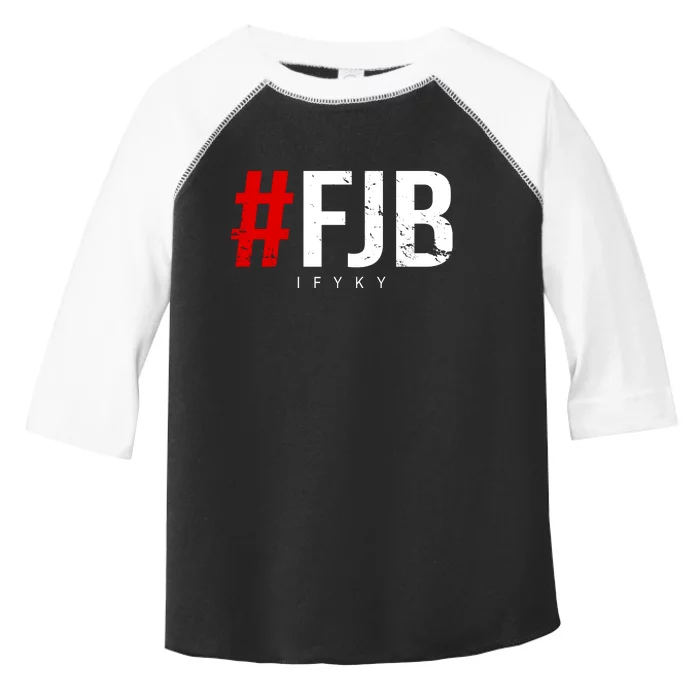 F.J.B Vintage Pro American IFYKY FJB F Biden Toddler Fine Jersey T-Shirt