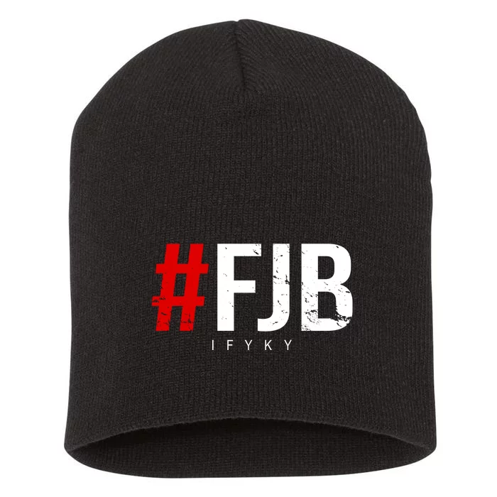 F.J.B Vintage Pro American IFYKY FJB F Biden Short Acrylic Beanie