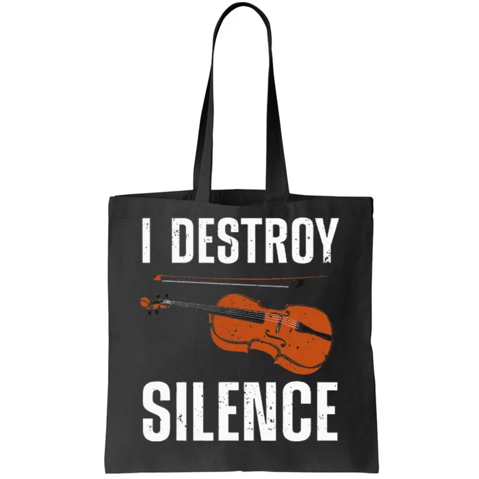 Funny Violin Player Art Fiddle Violinist Tote Bag