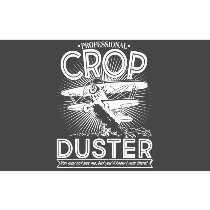 Funny Vintage Professional Crop Duster Bumper Sticker