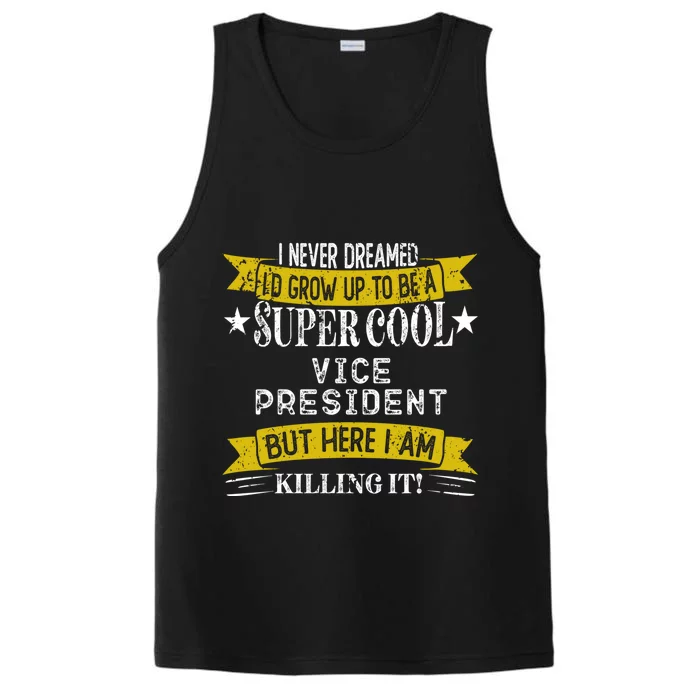 Funny Vice Presidengift Job Title Professions Gift Performance Tank