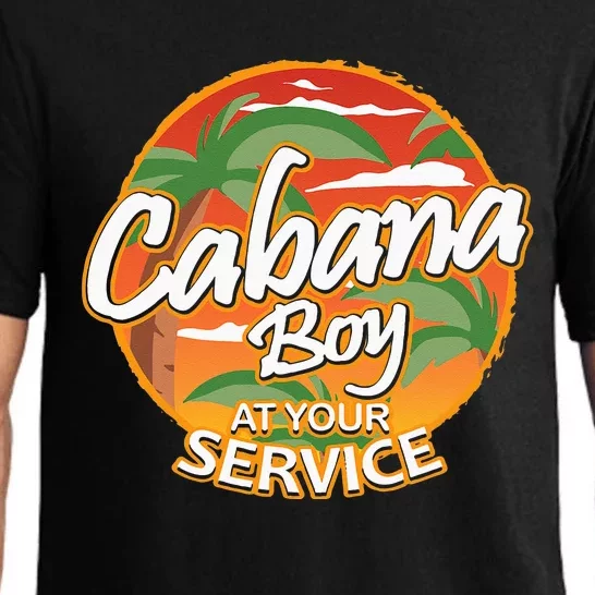 Fun Vacation Party Outfit I Cabana Boy At Your Service Pajama Set