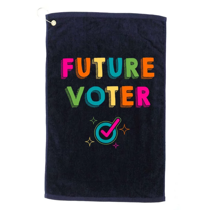 Future Voter Political Vote 2024 Platinum Collection Golf Towel