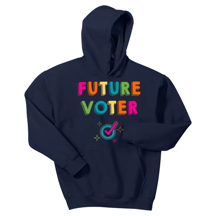 Future Voter Political Vote 2024 Kids Hoodie