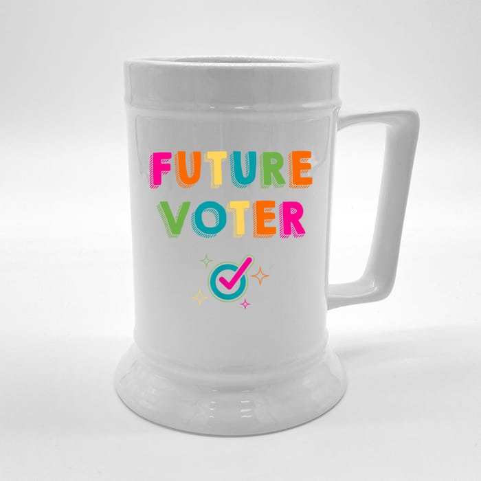 Future Voter Political Vote 2024 Front & Back Beer Stein