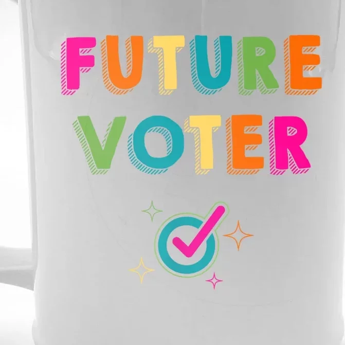 Future Voter Political Vote 2024 Front & Back Beer Stein