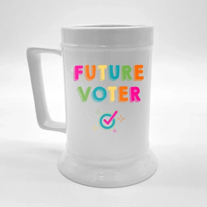 Future Voter Political Vote 2024 Front & Back Beer Stein