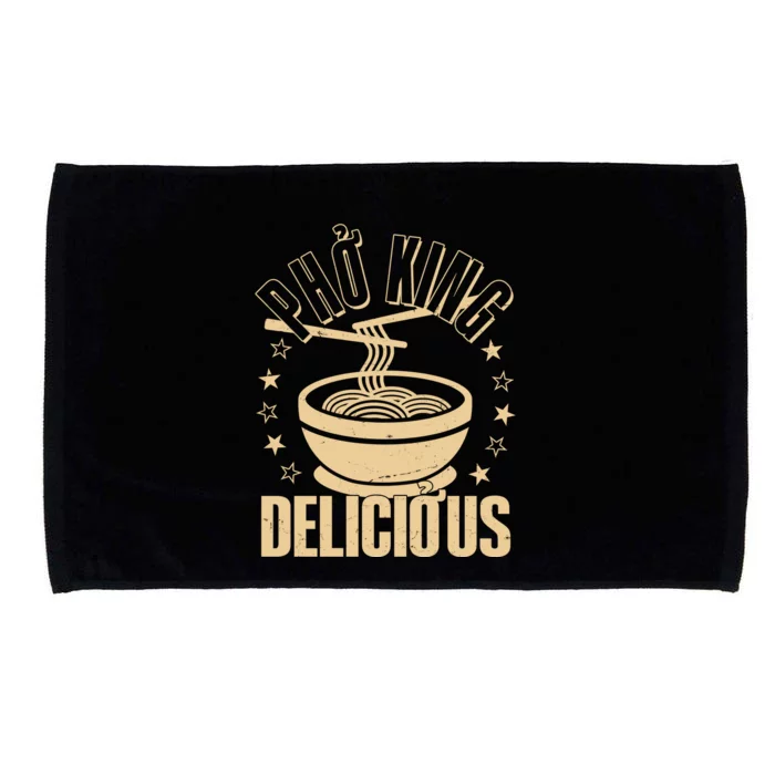 Funny Vintage PHO King Delicious Microfiber Hand Towel