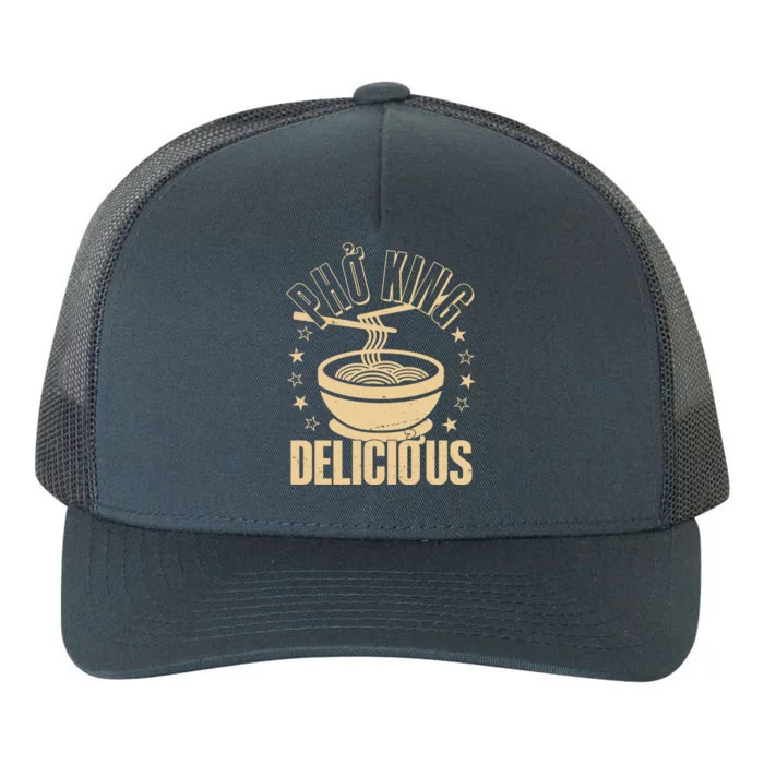 Funny Vintage PHO King Delicious Yupoong Adult 5-Panel Trucker Hat