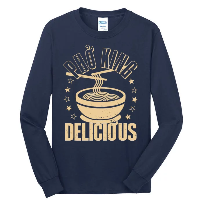 Funny Vintage PHO King Delicious Tall Long Sleeve T-Shirt