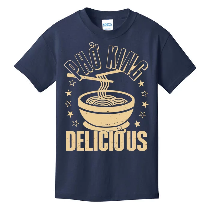 Funny Vintage PHO King Delicious Kids T-Shirt