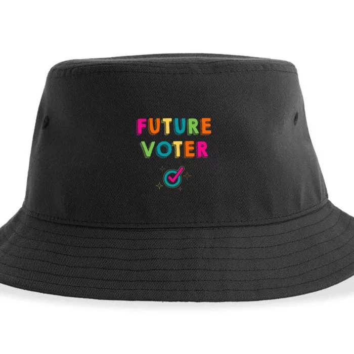 Future Voter Political Vote 2024 Sustainable Bucket Hat