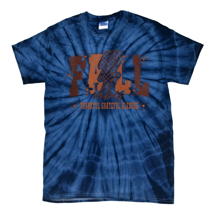 Fall Vibes Pumpkin Spice Tie-Dye T-Shirt